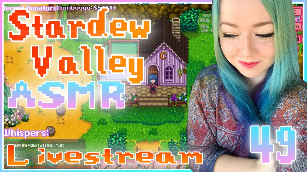 ASMR Stardew Valley | 49 | Let's Play LIVE (Farm Reset)