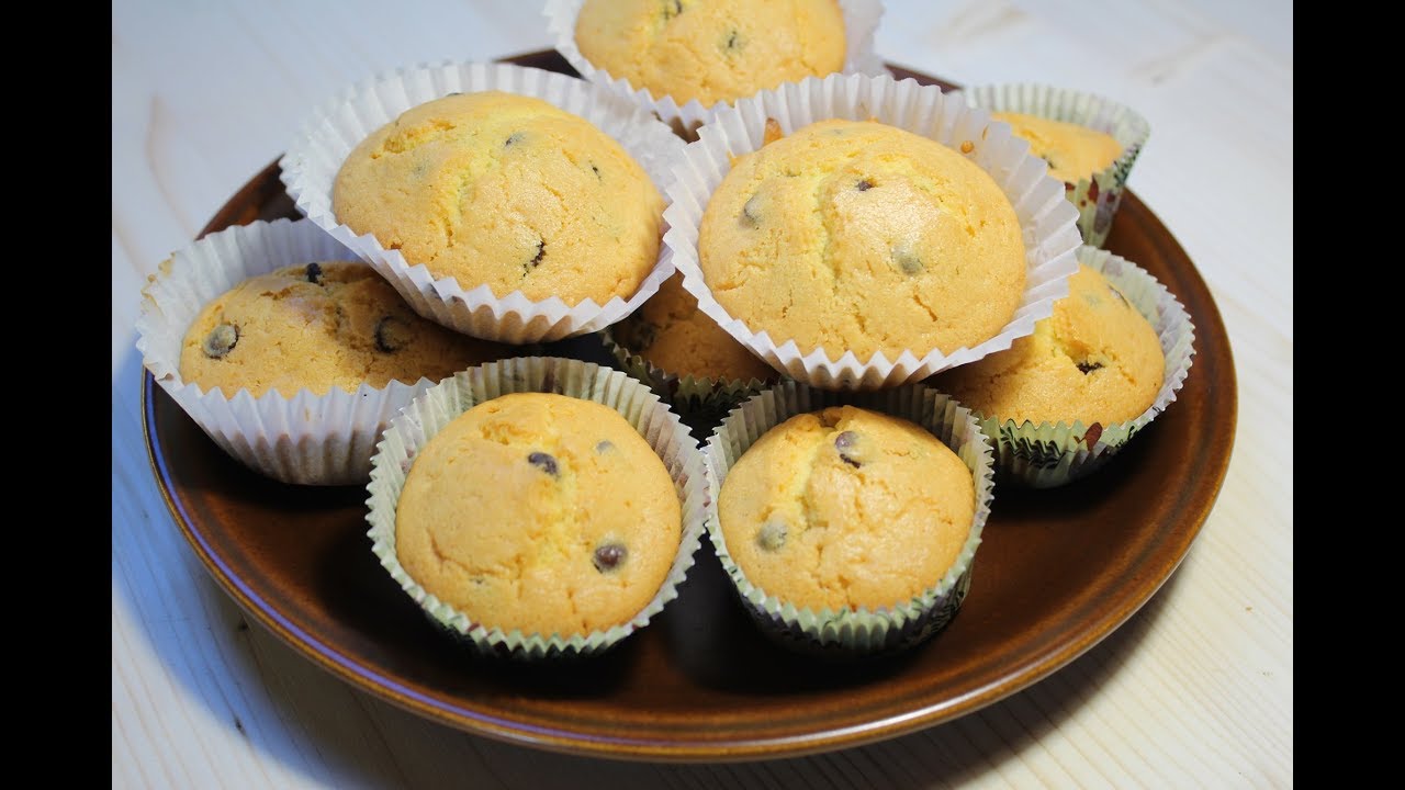 Маффины с шоколадными каплями/ Мuffins with chocolate drops