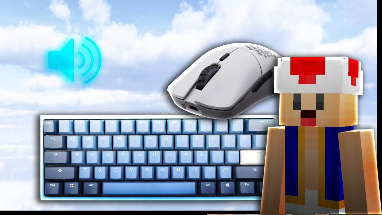 Keyboard and Mouse Sounds (Hypixel Bedwars) Sweaty Gameplay