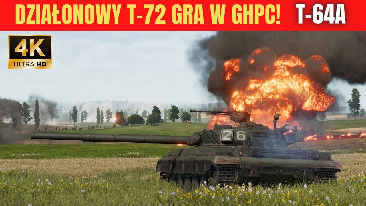 Działonowy T 72 gra w Gunner HEAT PC! I T 64A I Omówienie, Poradnik i gameplay I 4K