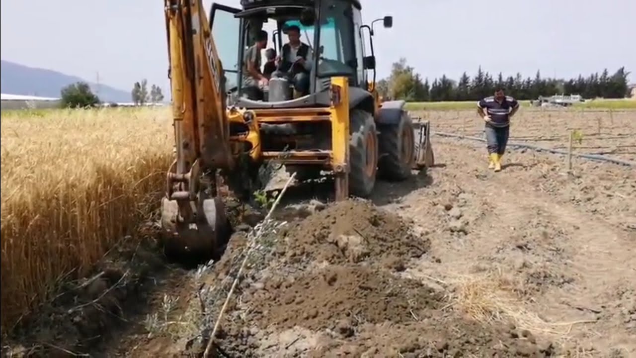 sulama sistemleri montaj çalışması.