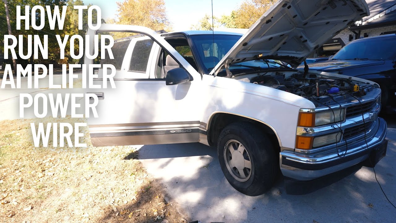 How To Run Amplifier Power Wire on a 88-98 OBS Truck