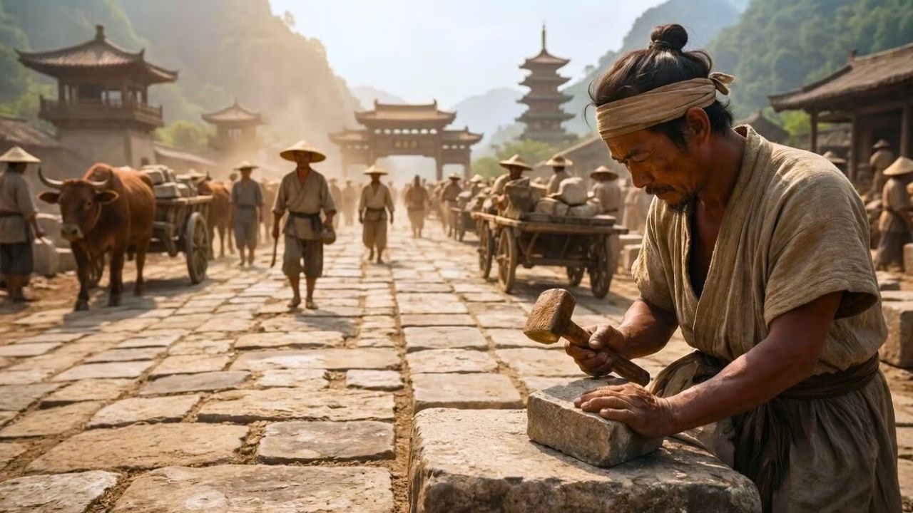 How Ancient Chinese Built Roads That Still Exists : The Qinzhi Ancient Road