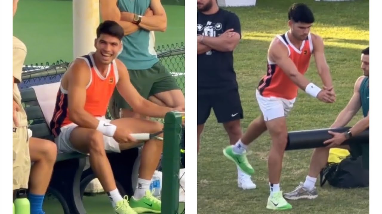 Smiles Under Pressure! Carlos Alcaraz Still Having Fun Amid Intense Matches at BNP Paribas Open