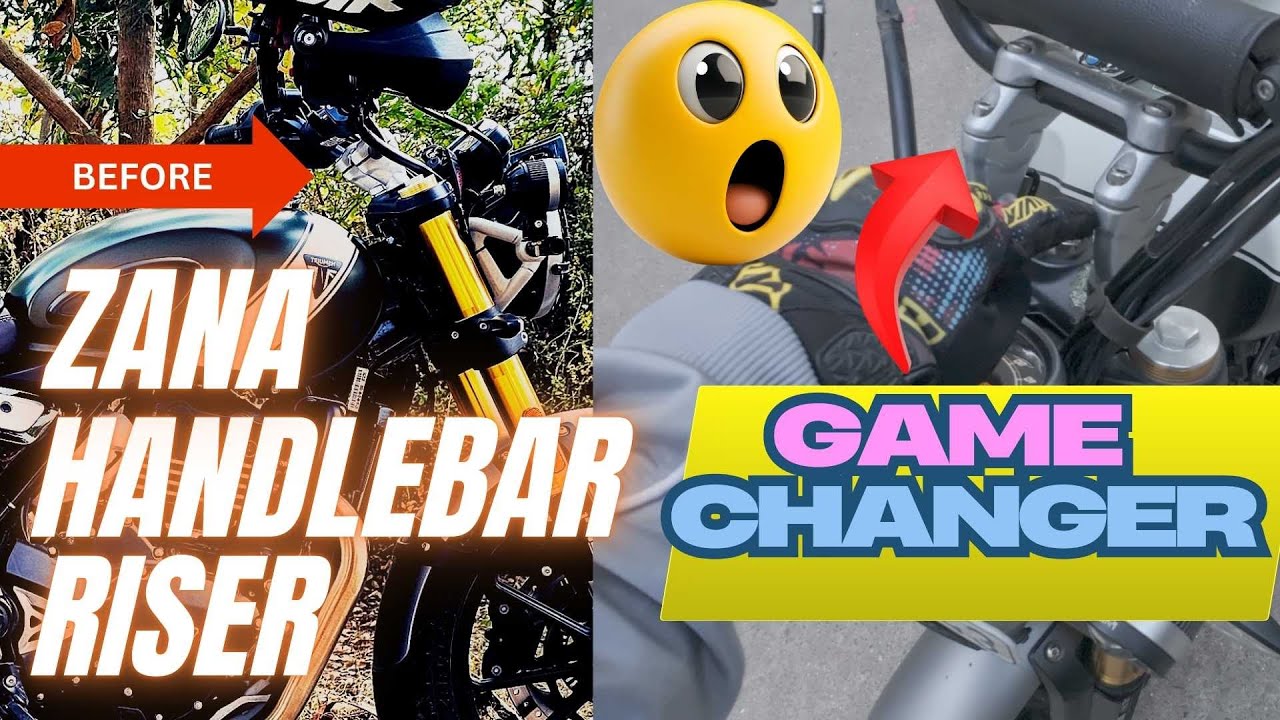 ZANA Handlebar Riser for my Triumph Scrambler 400 X | Must-Have Mod? | Test Ride and Review