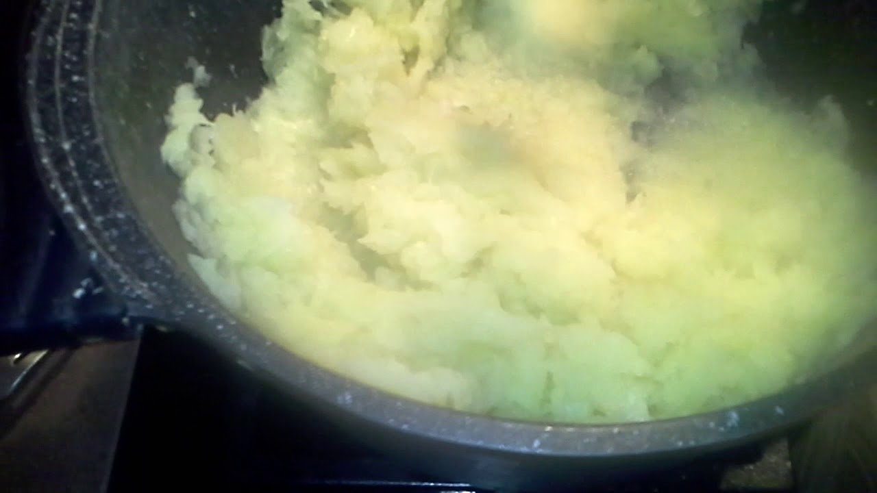 purée de choux blanc