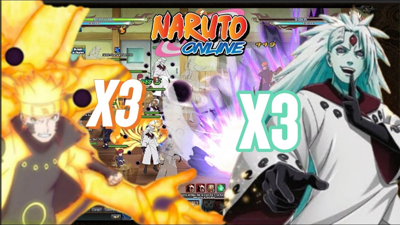 Y SI.... 3 NARUTOS BF Y 3 MADARAS OJO DE LUNA EN 3VS3?