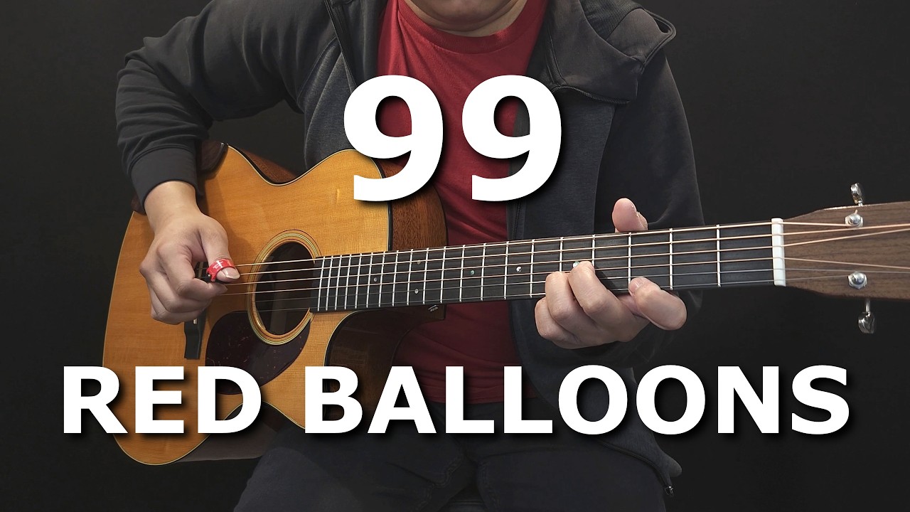 99 Luftballons (99 Red Balloons) - NENA | Fingerstyle Guitar