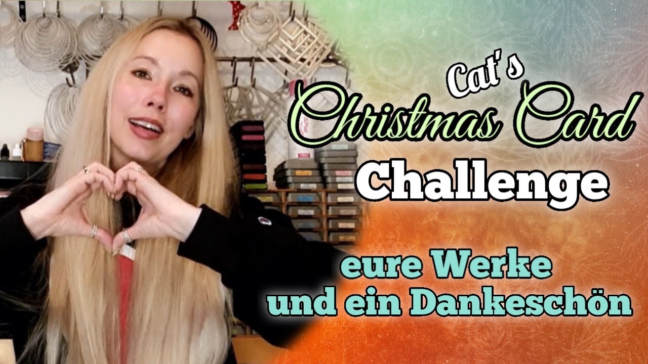 🎄 Cat´s Christmas Card Challenge - Eure Werke und ein Dankeschön! / | Weihnachtskarte basteln