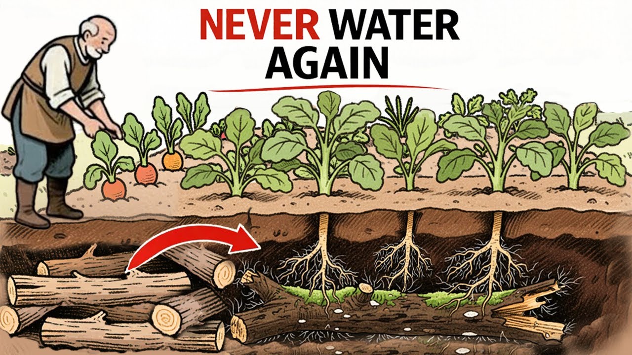 Burying "Rotting Wood" to Grow Plants — Why Did We Forget This Ancient Method?
