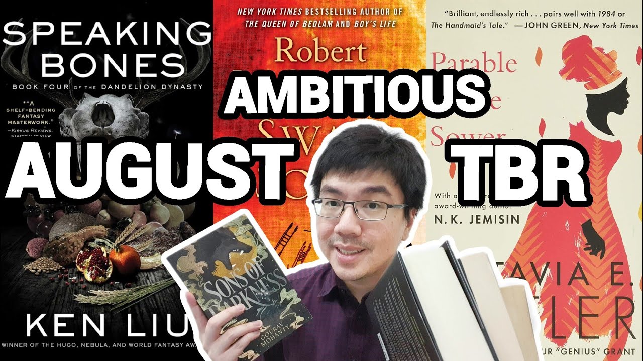 My August 2022 Ambitious TBR!