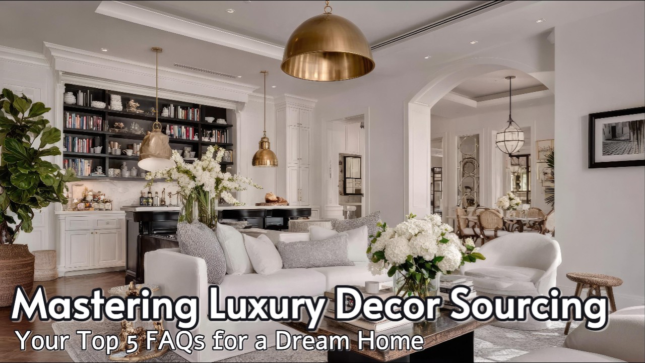 🎥 Mastering Luxury Decor Sourcing: Your Top 5 FAQs for a Dream Home