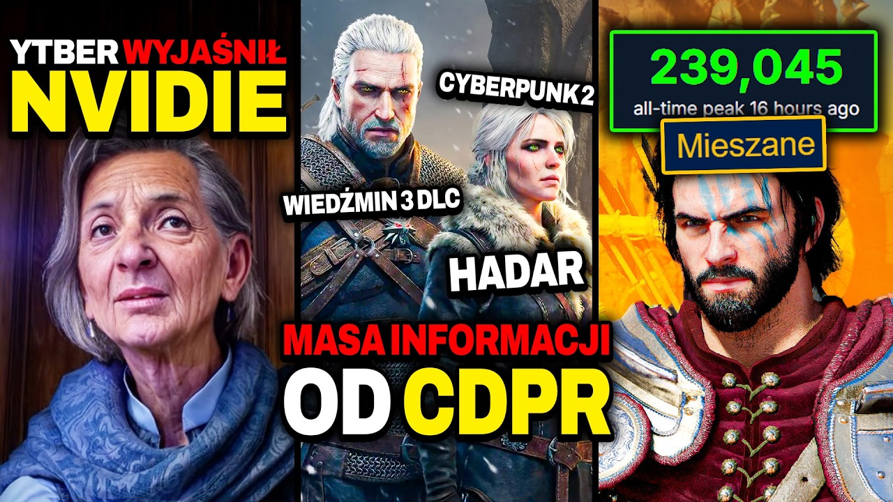 CDPR Właśnie OFICJALNIE ZAJAWIŁ DLC Do Wiedźmina 3? — Crimson Desert ZMIESZAŁO Graczy — Nvidia DLSS5
