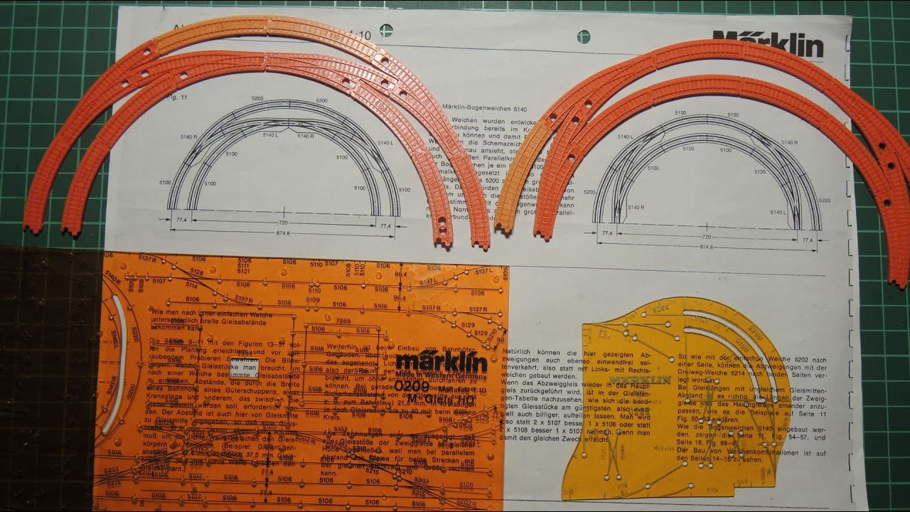 Märklin und die analoge Gleisplanung