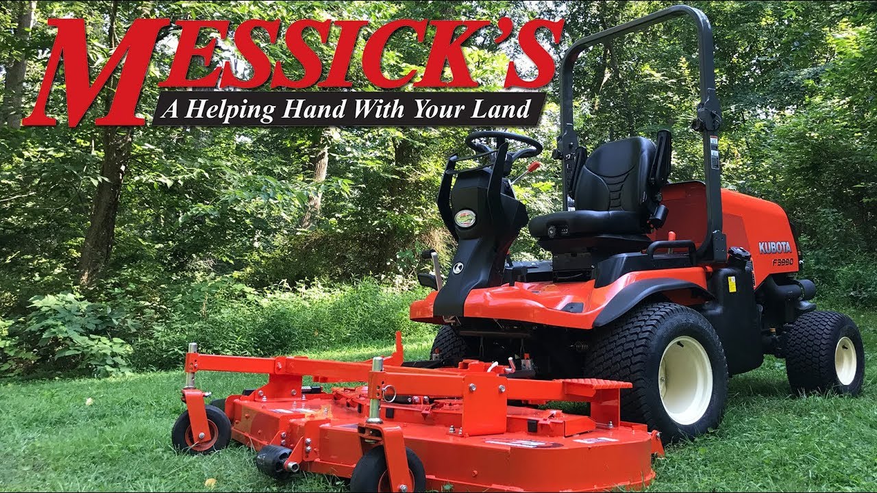 Kubota F3990 Front Mower (Walk Around)