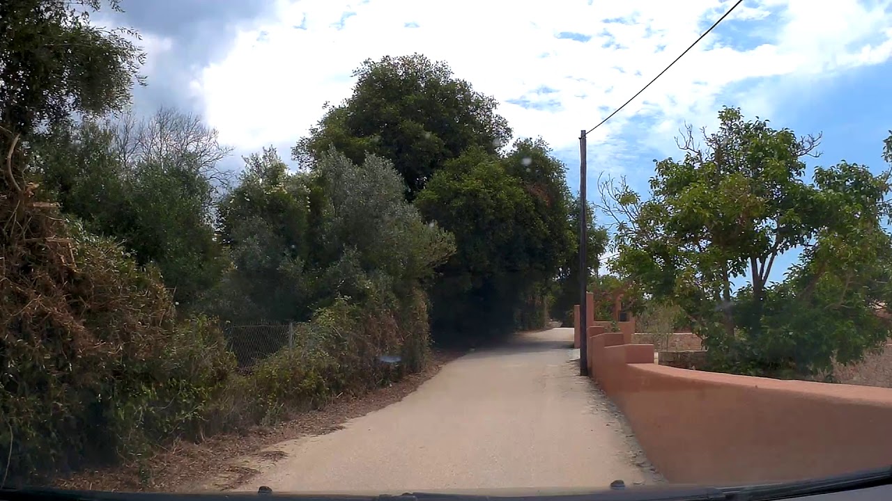 Driving to Avithos beach, Kefalonia