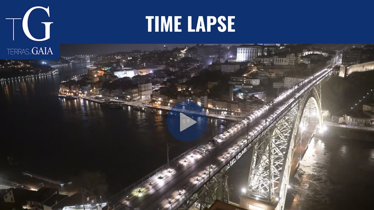TIME-LAPSE | VERIFIQUE COMO SE ENCONTRA AS MARGENS DO RIO DOURO EM GAIA