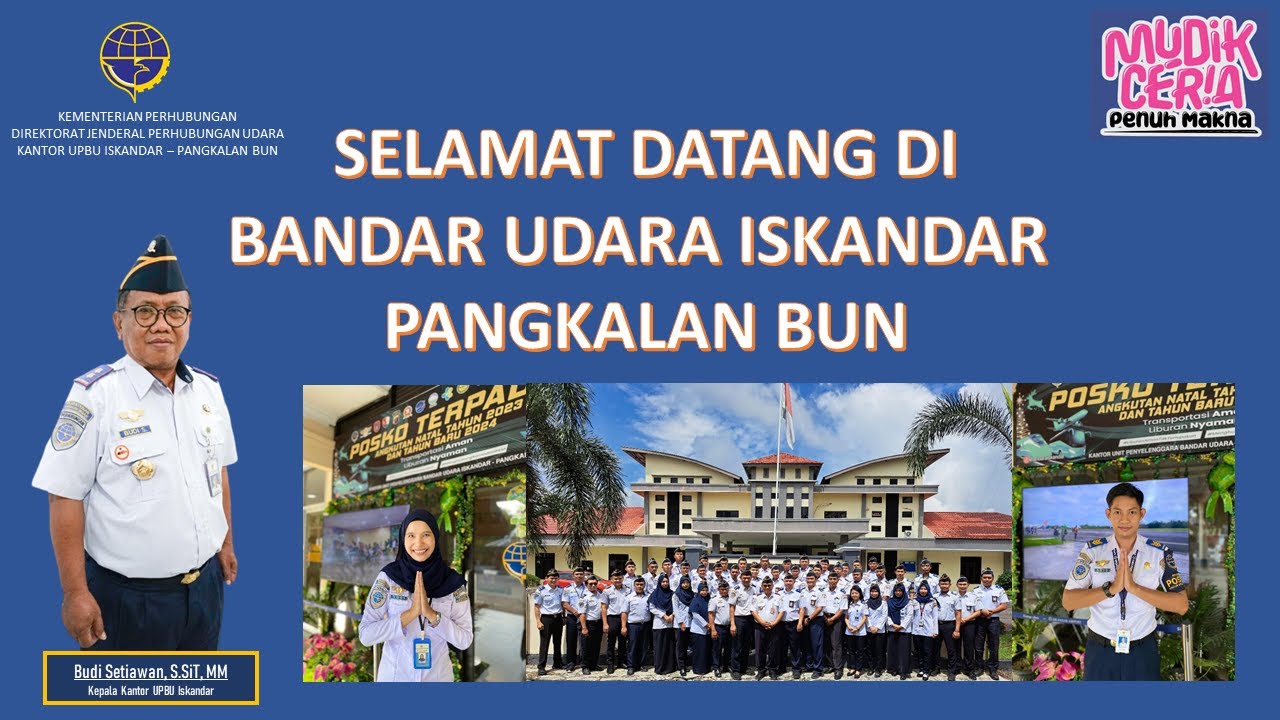 Angkutan lebaran bandar udara Iskandar Pangkalan Bun