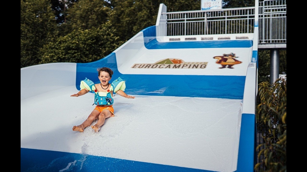 Zwembad met kinderbad en glijbaan | Eurocamping Vessem