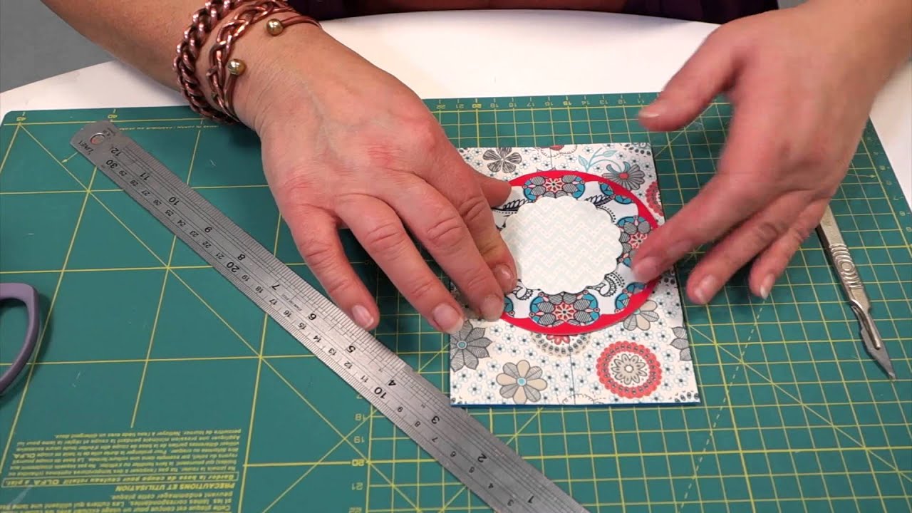 HOW TO MAKE A GATEFOLD CARD USING A SCOREBOARD
