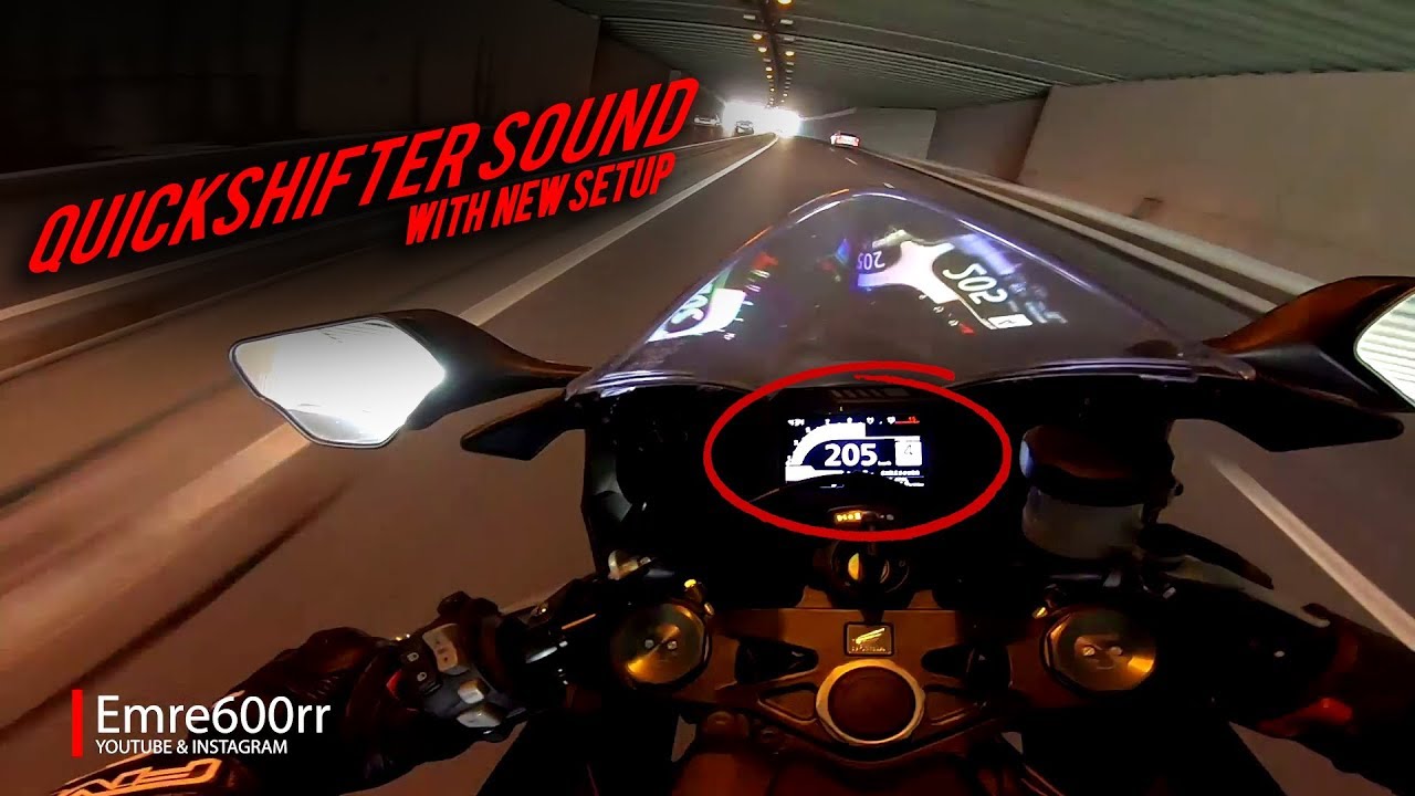 Quickshifter sound + No Wind = Much better