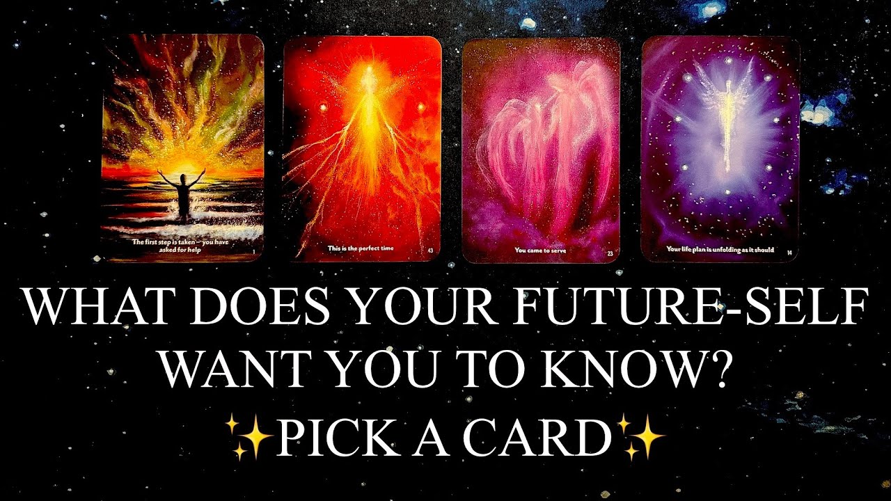 PICK A CARD | ✨WHAT DOES YOUR FUTURE-SELF WANT YOU TO KNOW RIGHT NOW?⚡️