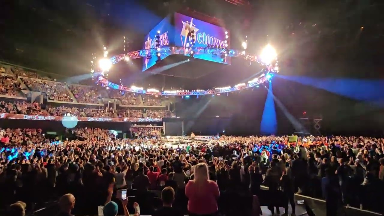 @WWECLASH OF THE CASTLE 2024 DREW MCINTYRE AND DAMIEN PRIEST ENTRANCE LIVE