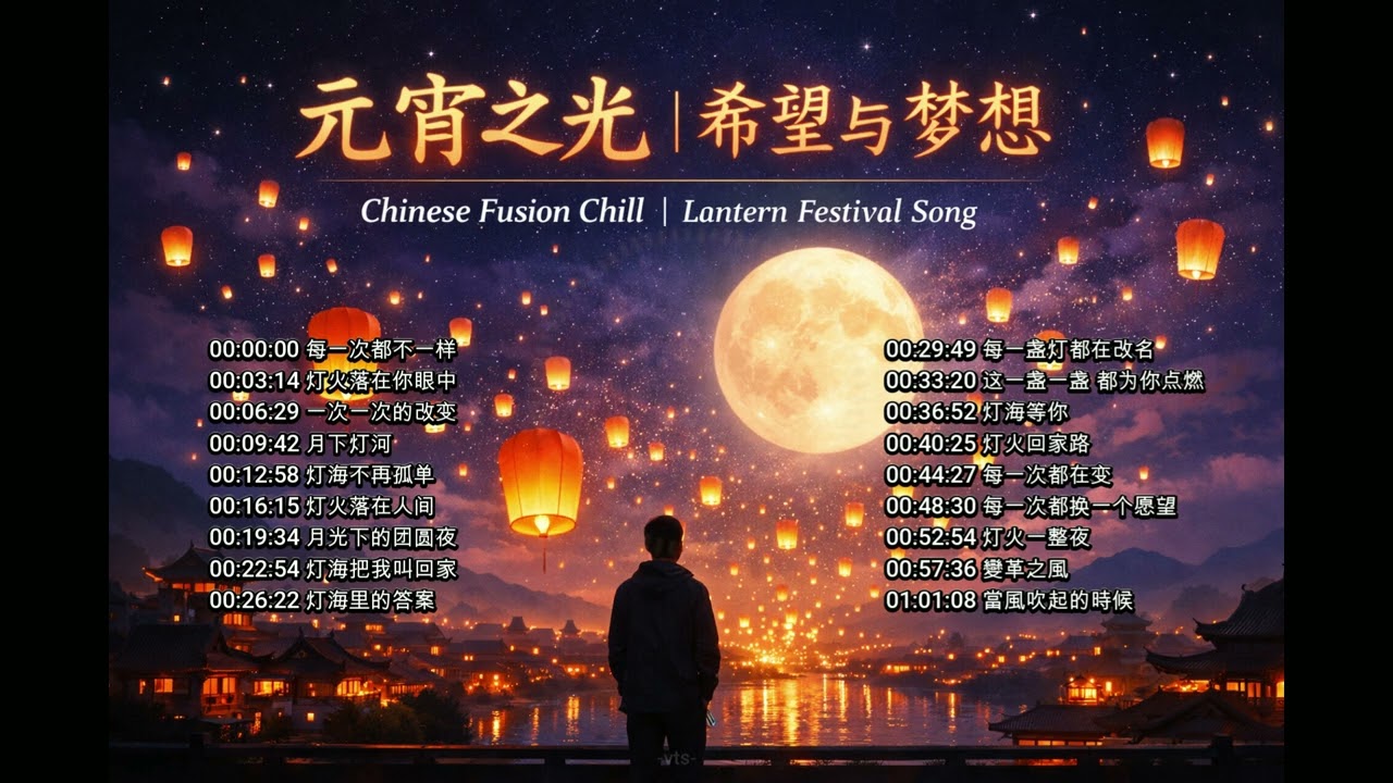 元宵之光 | 希望与梦想 | Chinese Fusion Chill | Lantern Festival Song