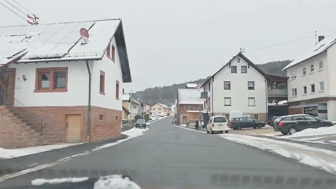 From Dambach to Rohrbrunn, A3 / Aschaffenburg, Bayern, Deutschland, road trip