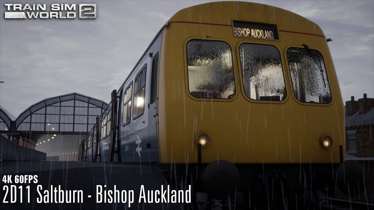 2D11 Saltburn - Bishop Auckland - Tees Valley Line - Class 101 - Train Sim World 2