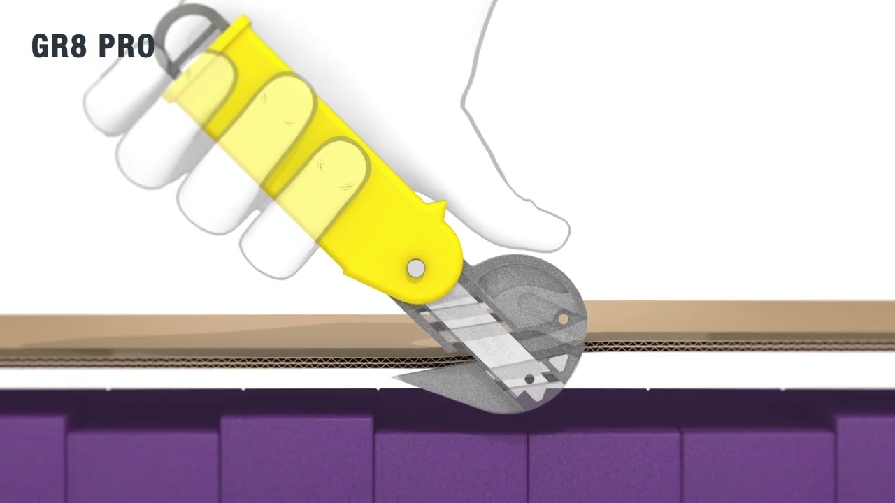 GR8 Pro | Moving Edge Safety Knife | Box Cutter