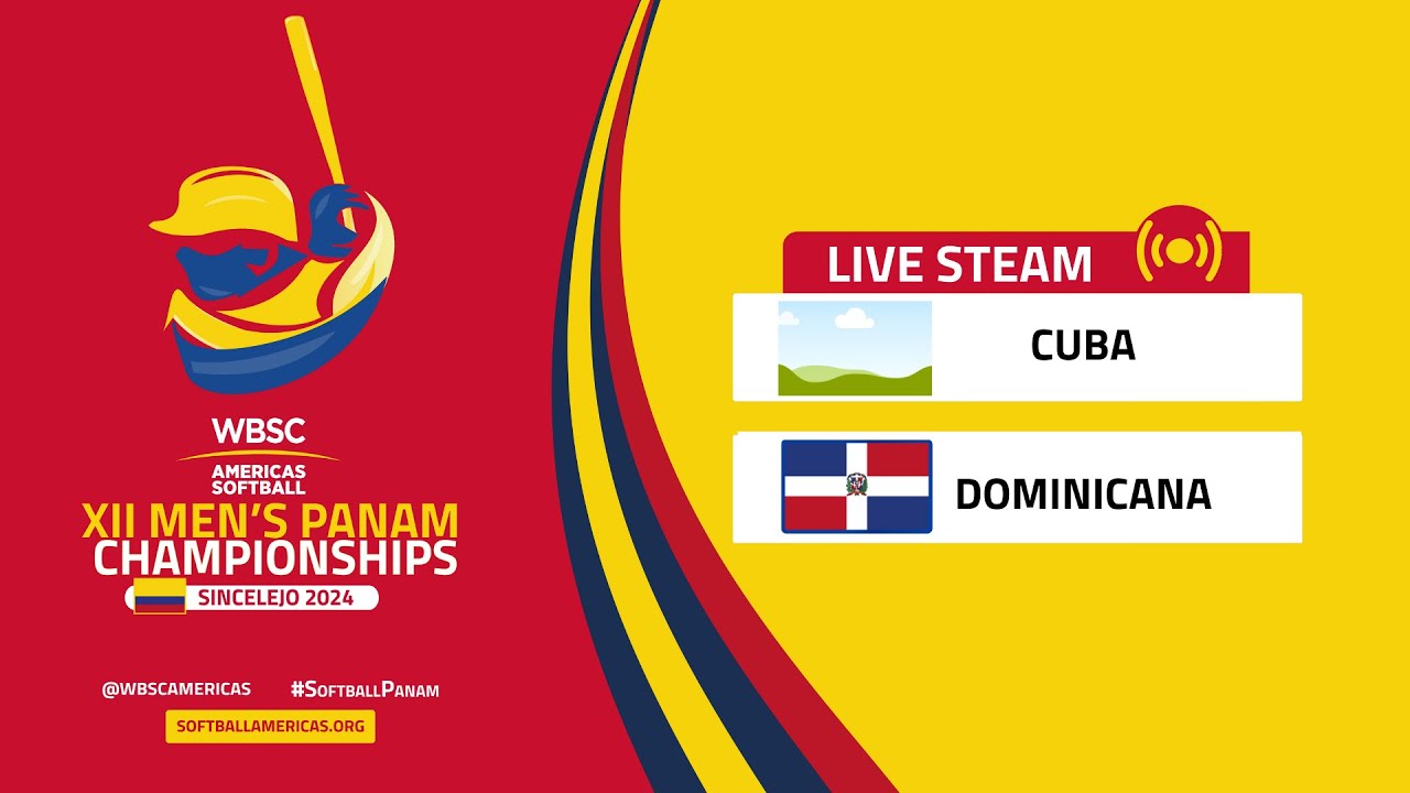 Cuba v República Dominicana | XII Men's Softball Pan American Championship 2024