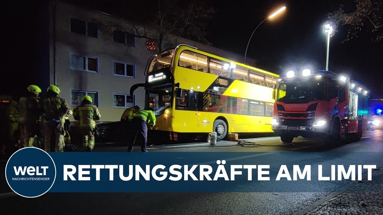 JUGENDLICHE VON BUS ÜBERFAHREN: So überlastet sind die Rettungsdienste in Berlin