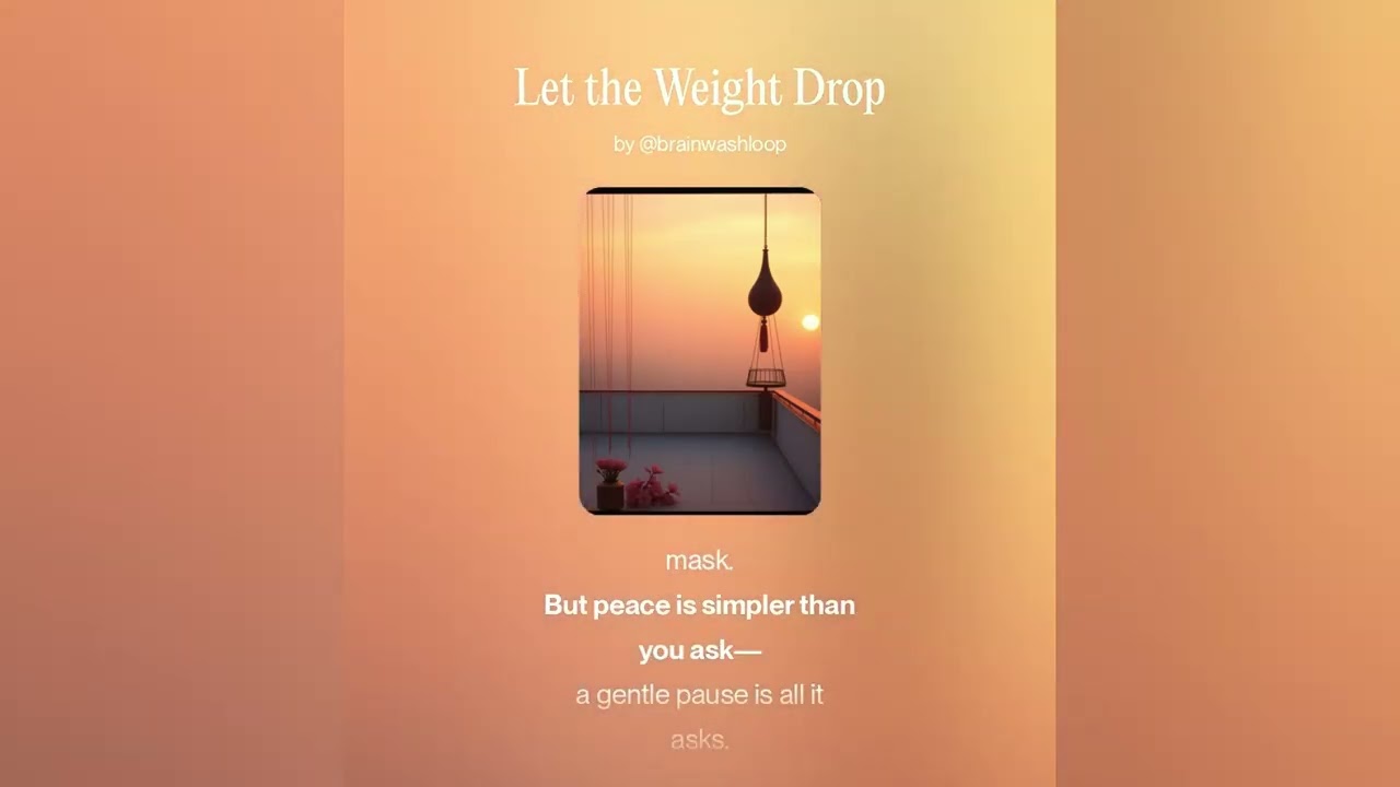 Let the Weight Drop — Emotional Lofi for Stress Release & Inner Softness