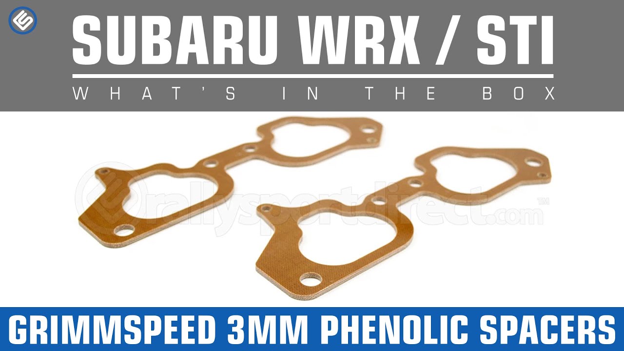 GrimmSpeed 3mm Phenolic Spacers (Subaru Turbo Models) - What's in the Box?