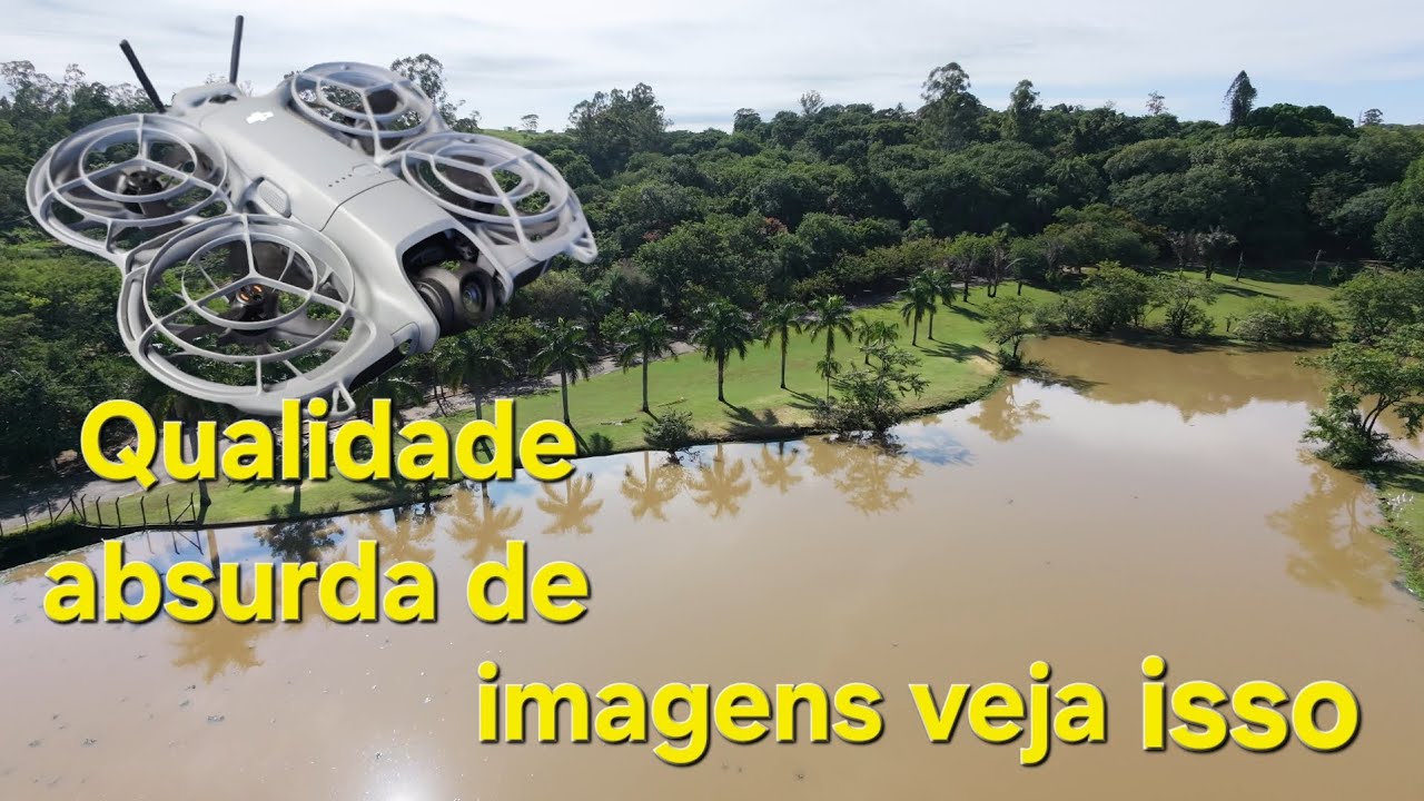 Drone pequeno, imagem gigante! Qualidade top