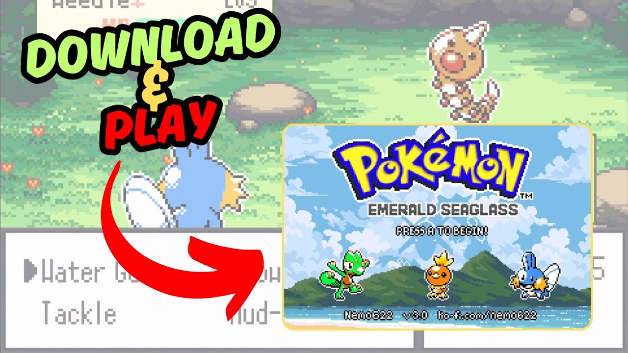 Как скачать и играть в Pokemon Emerald Seaglass (бесплатно и безопасно)