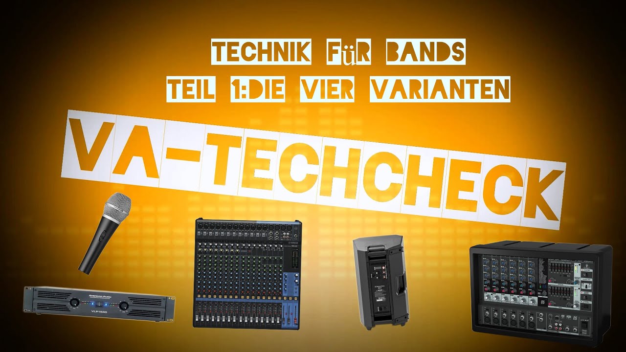 Technik für Bands // Teil 1: vier Varianten für die Beschallung