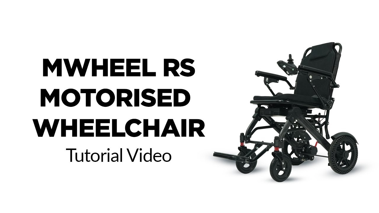 MWHEEL RS Motorised Electric Wheelchair | Tutorial Video