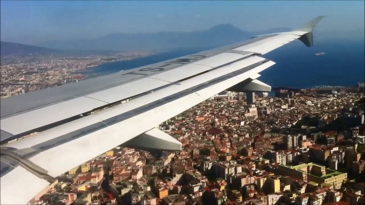 Tunisair A319 Fantastico Atterraggio a Napoli, Amazing Naples Landing | FoodVlogger