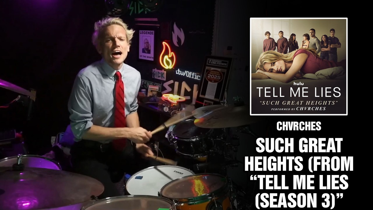 CHVRCHES - Such Great Heights | Кавер на барабанах [Первое прослушивание]