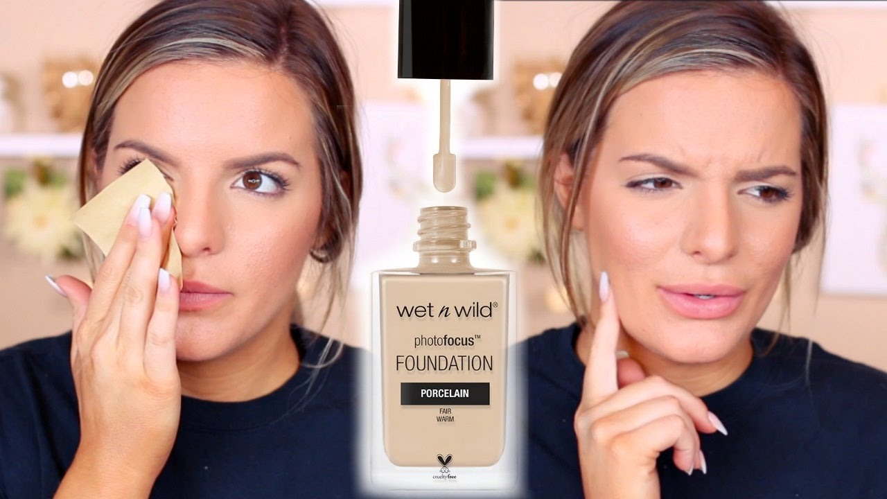 Обзор и тест тональной основы WET N WILD Photo Focus | Кейси Холмс