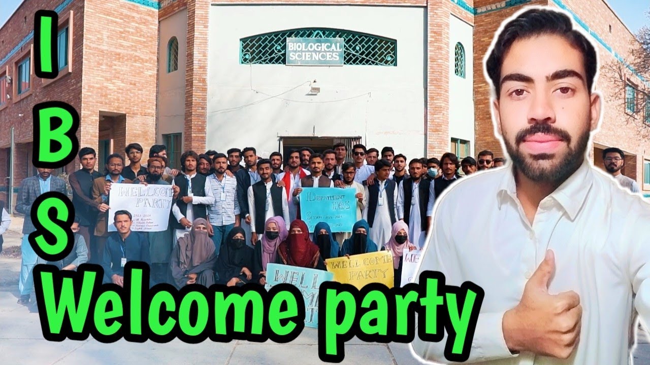 We organised welcome party to juniors|| IBS || Gomal university dera ismail khan