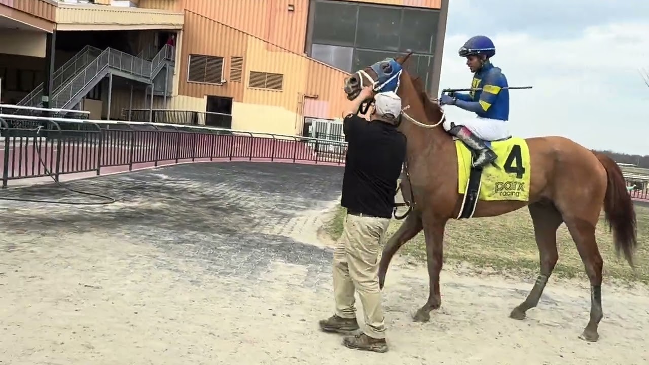 PA Bred Reelin N Dealin  won Wednesday’s 2nd race confidentially for  trainer Lou Linder