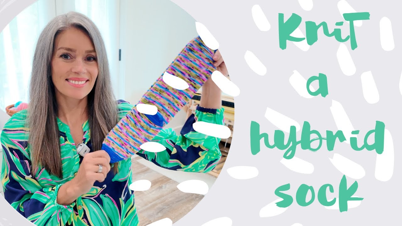 ГИБРИДНЫЕ НОСКИ 🧦 Как я вяжу носки | Превращаю трубку для вязания в носки | Ручная отделка трубки...