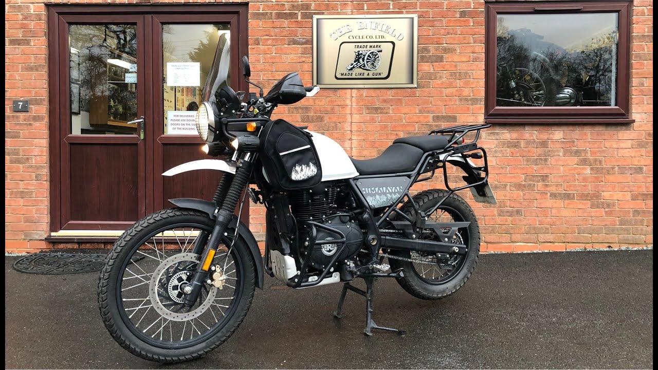 Мотоцикл Royal Enfield Himalayan с двигателем объемом 462 куб. см и аксессуарами от Hitchcocks Mo...