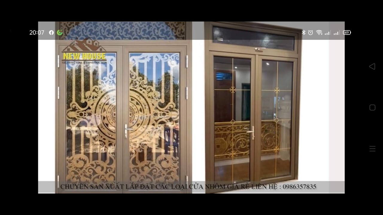 Công thức làm tất cả các hệ cửa nhôm xingfa