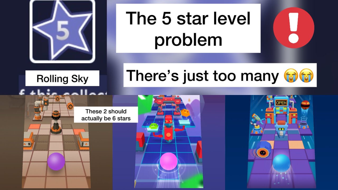Rolling Sky: The 5 Star Level Problem - Analysis Video