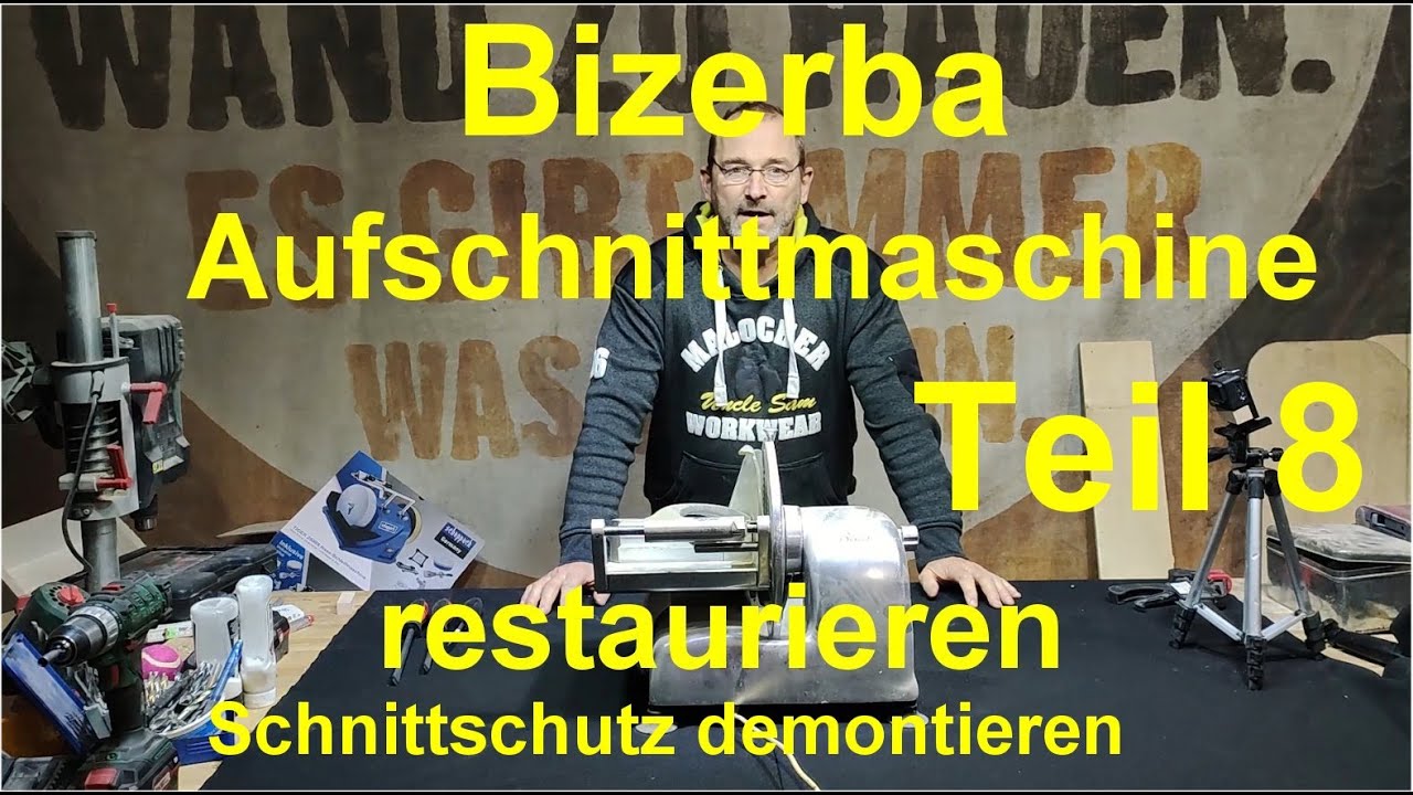 Bizerba VS6 restaurieren Teil 8 Handschutz zerlegen