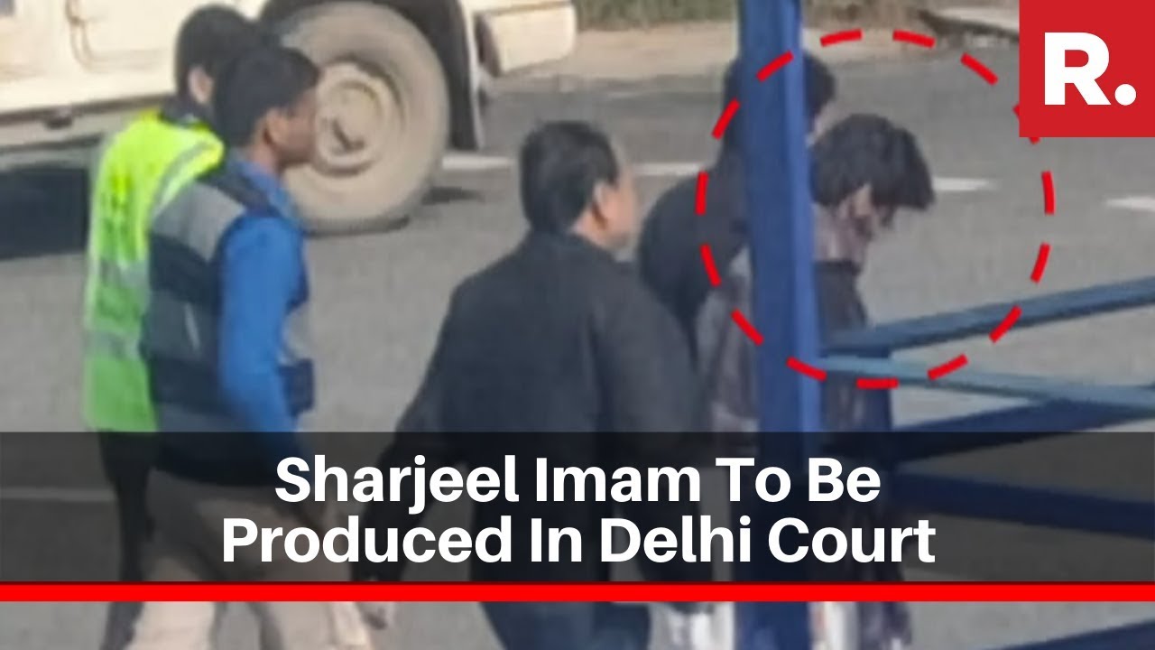 Republic TV Reports From Patiala House Court Where Sharjeel Imam Will Be produced
